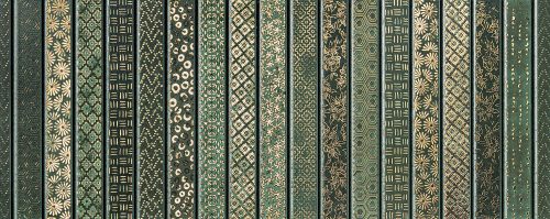  Arte Vinaros Green Fali Dekor 74,8x29,8 matt 