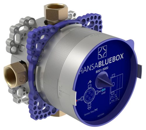 HANSABLUEBOX UP beépítőkészlet kád- és zuhanyszerelvényekhez, G3/4 80010000