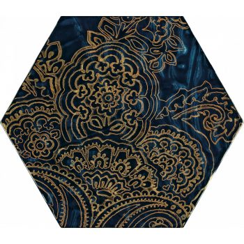 Paradyz My Way Urban Colours Blue Inserto Heksagon B 19,8x17,1 Decor   Paradyz My Way Urban Colours Blue Inserto Heksagon B 19,8x17,1 Decor