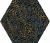 Paradyz My Way Urban Colours Blue Inserto Heksagon A 19,8x17,1 Decorr