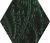 Paradyz My Way Urban Colours Green Inserto Heksagon 19,8x17,1 Decor