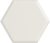 Paradyz My Way WOODSKIN Bianco Hexsagon STR A 19,8x17,1 Csempe