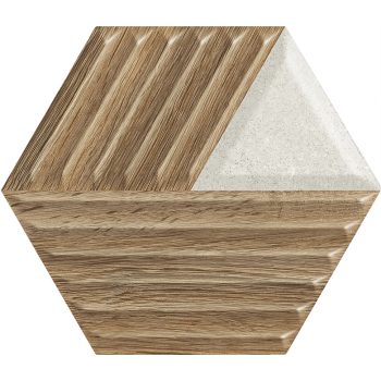 Paradyz My Way WOODSKIN MIX Heksagon STR C 19,8x17,1 Csempe Paradyz My Way WOODSKIN MIX Heksagon STR C 19,8x17,1 Csempe