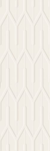 Paradyz Nightwish Bianco STR B 25x75 Matt csempe