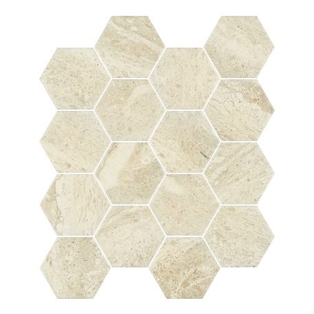 Paradyz Sunlight Stone Beige Hexagon Mozaik 22x22,5