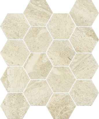 Paradyz Sunlight Stone Beige Hexagon Mozaik 22x22,5