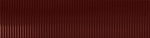 Tubadzin Groove Burgundy 1 STR 29,8x7,8x1cm fényes csempe