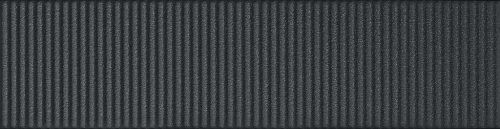 Tubadzin Groove Graphite Sugar 1 STR 29,8x7,8x1cm fényes