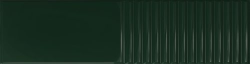 Tubadzin Groove Green 2 STR  29,8x7,8x1cm fényes csempe