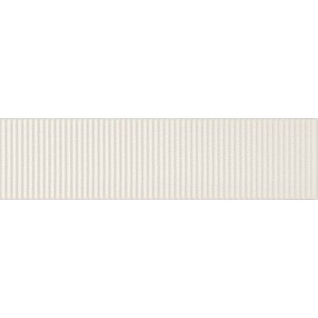   Tubadzin Groove White Sugar 1 STR 29,8x7,8x1cm fényes csempe