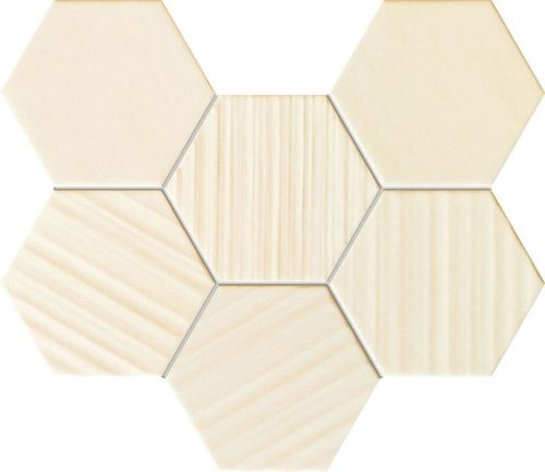 Tubadzin Horizon HEX Ivory 28,9x22,1 mozaik 
