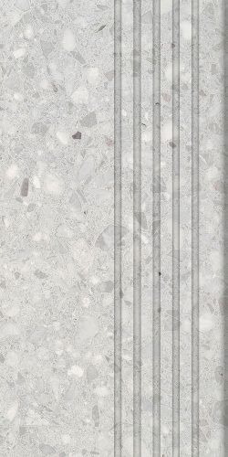 Tubadzin Macchia grey Matt 59,8x29,8 Lépcsőlap