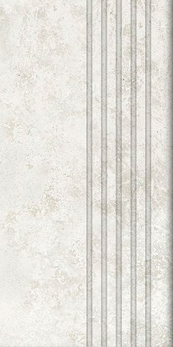Tubadzin Torano white Matt 59,8x29,6x0,8 Lépcsőlap